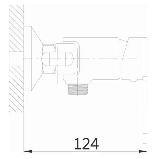 Гигиенический душ со смесителем Shevanik S8105H-1 чёрный